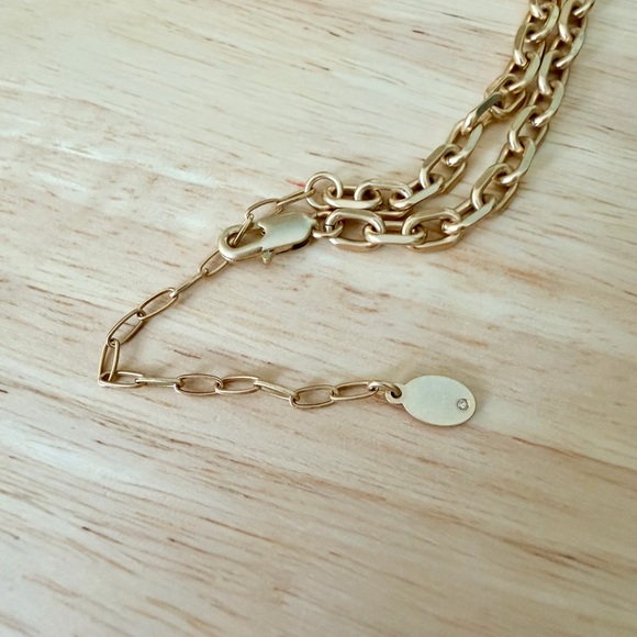 Clare V charm chain necklace NWT - Picture 9 of 9